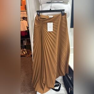 A.L.C. Women's Camel A-Line Skirt NWT